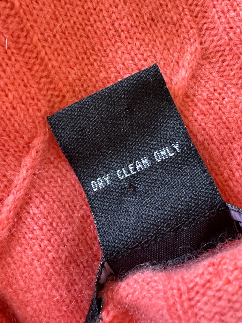 100% Cashmere Coral Crewneck Button Cardigan - Women - Picture 8 of 8